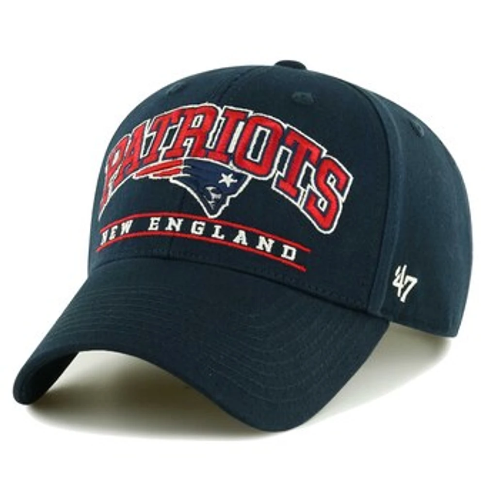 Men's '47 Navy New England Patriots Fletcher MVP Adjustable Hat