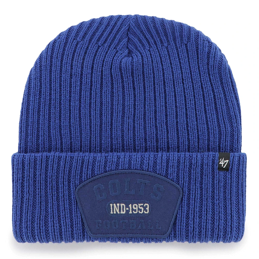 Men's '47 Royal Indianapolis Colts Ridgeway Cuffed Knit Hat