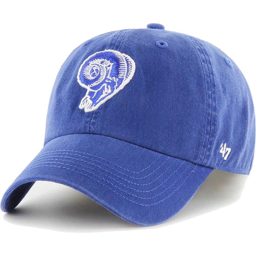 Men's '47 Royal Los Angeles Rams Gridiron Classics Franchise Legacy Fitted Hat