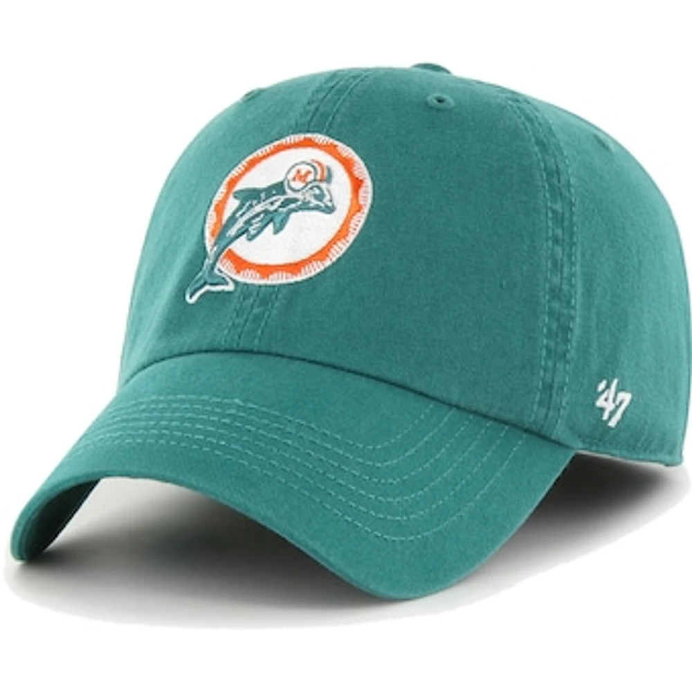 Men's '47 Aqua Miami Dolphins Gridiron Classics Franchise Legacy Fitted Hat