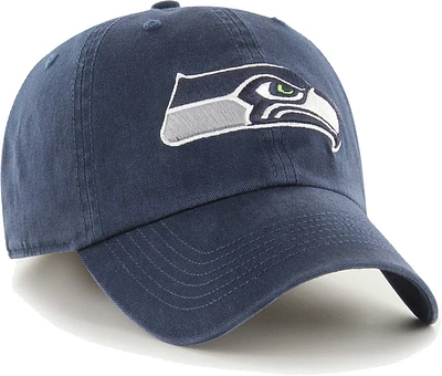 Men's '47 Navy Seattle Seahawks Franchise Logo Fitted Hat