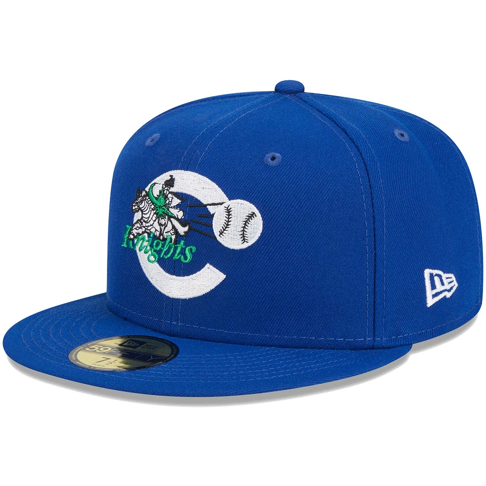 Men's New Era Blue Charlotte Knights Theme Nights 1992 59FIFTY Fitted Hat