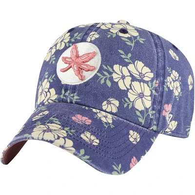 Women's '47 Navy Ohio State Buckeyes Primrose Clean Up Adjustable Hat