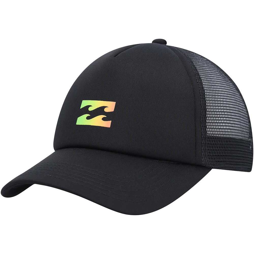 Men's Billabong Black Podium Trucker Snapback Hat
