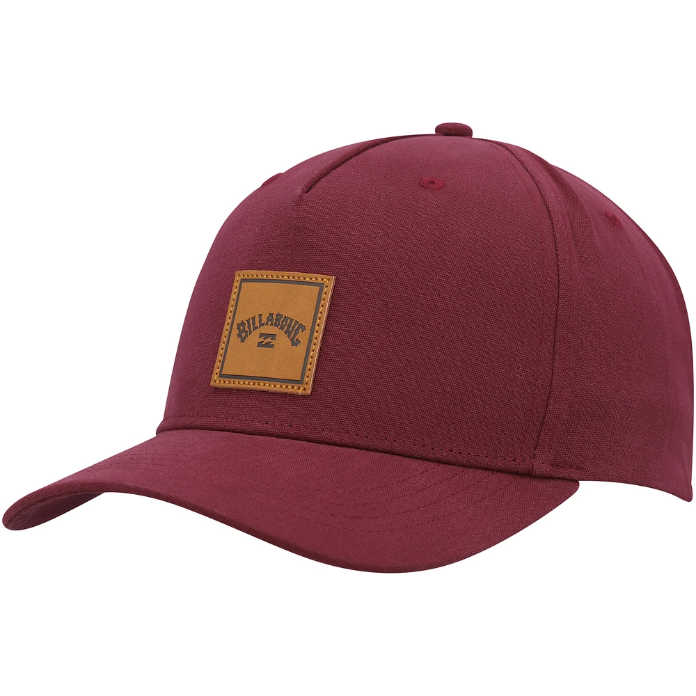 Men's Billabong Red Stacked III Snapback Hat