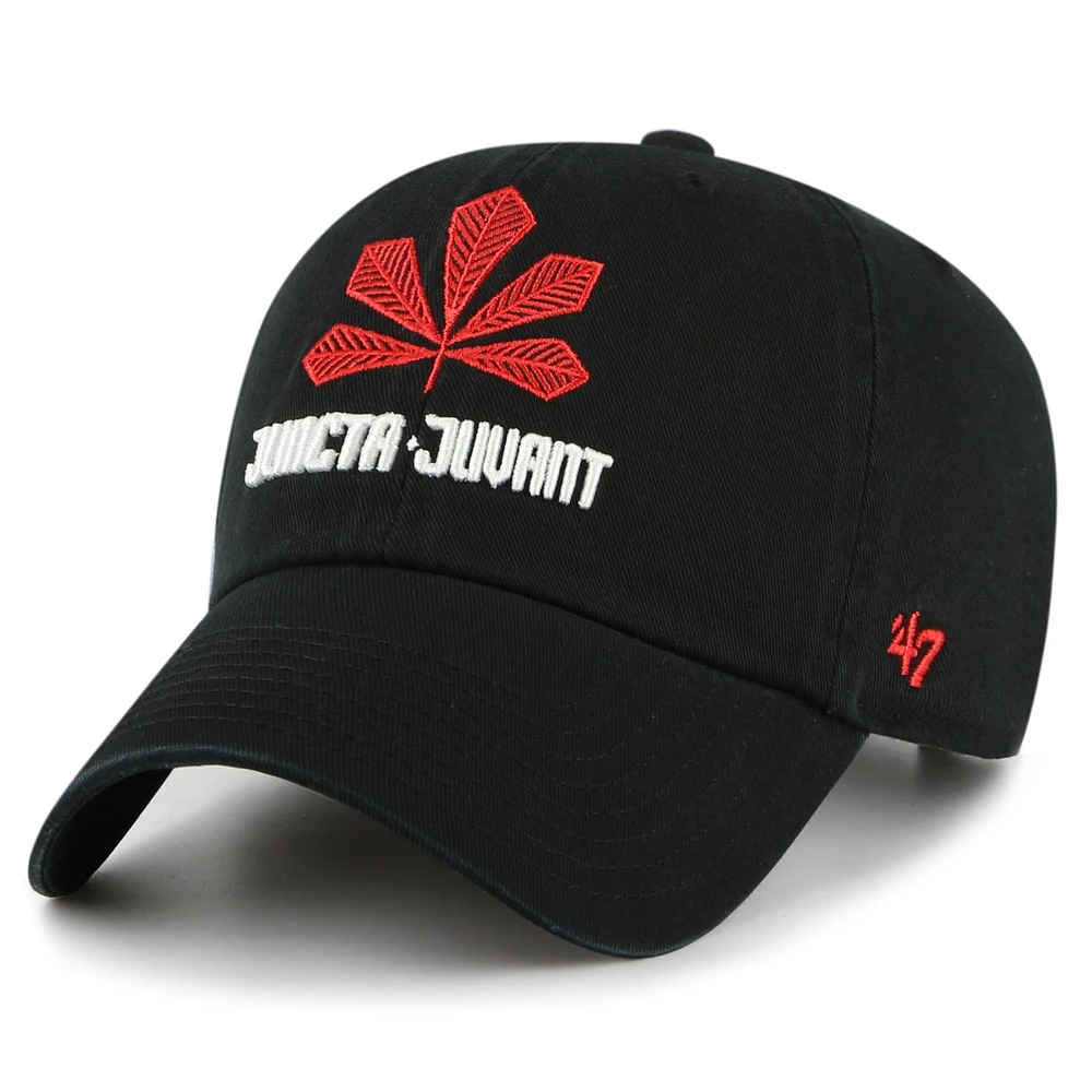 Men's '47 Black Cincinnati Reds 2023 City Connect Clean Up Adjustable Hat