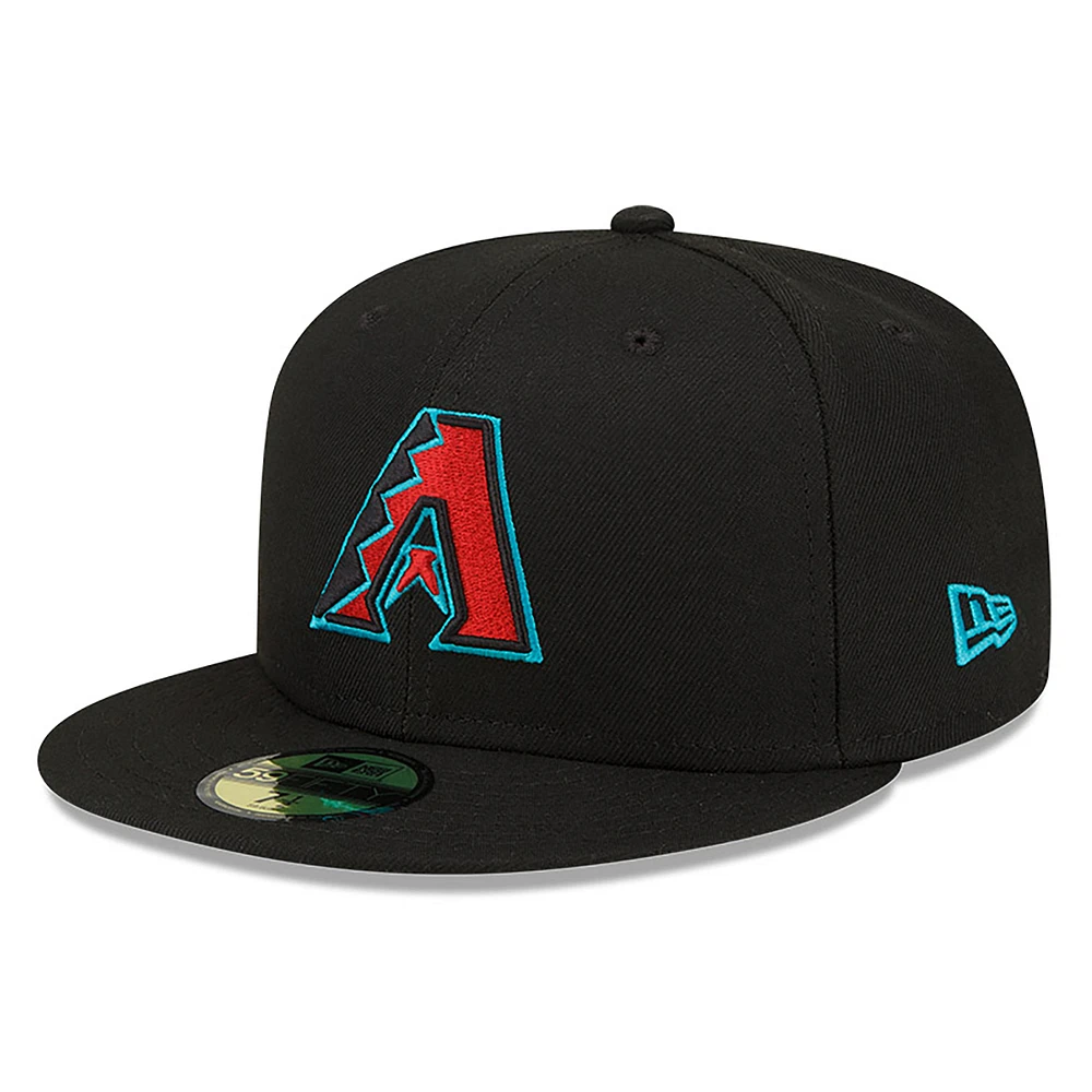 Men's New Era Black Arizona Diamondbacks 2023 Alternate Authentic Collection On-Field 59FIFTY Fitted Hat