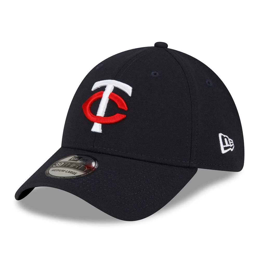 Men's New Era Navy Minnesota Twins 2023 Team Classic Home 39THIRTY Flex Hat