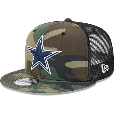 Men's New Era Camo Dallas Cowboys Main Trucker 9FIFTY Snapback Hat
