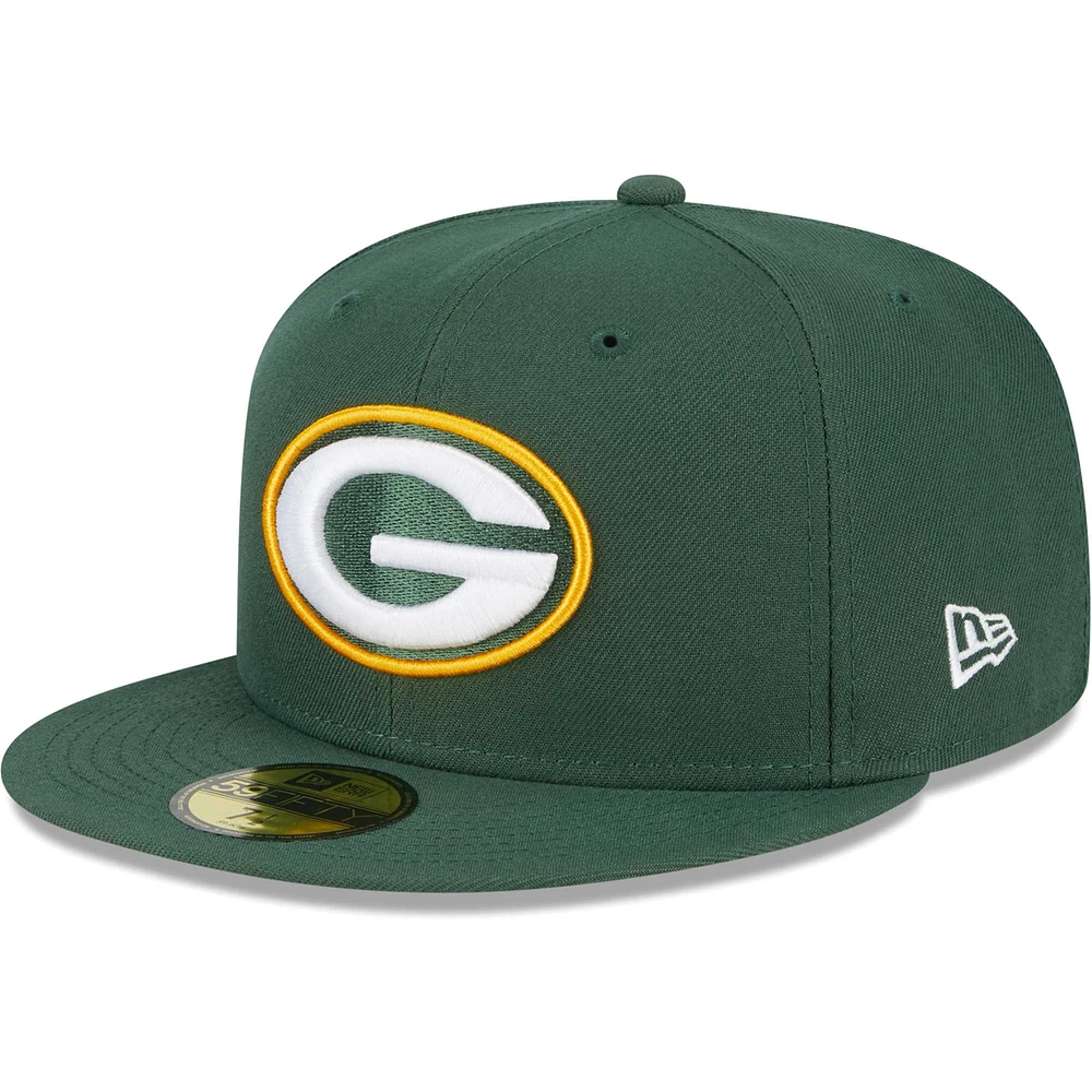 Men's New Era Green Bay Packers Main 59FIFTY Fitted Hat