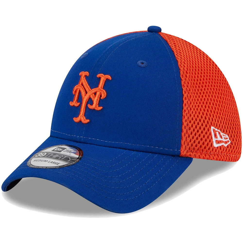 Men's New Era Royal York Mets Team Neo 39THIRTY Flex Hat