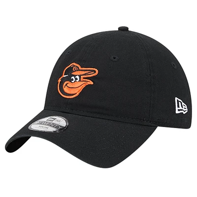 Youth New Era Black Baltimore Orioles Team Color 9TWENTY Adjustable Hat