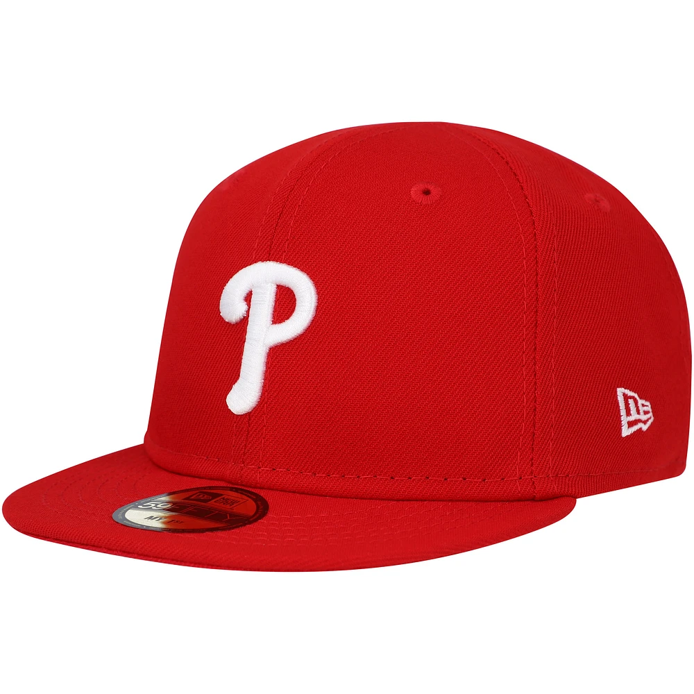 Infant New Era Red Philadelphia Phillies My First 59FIFTY Fitted Hat