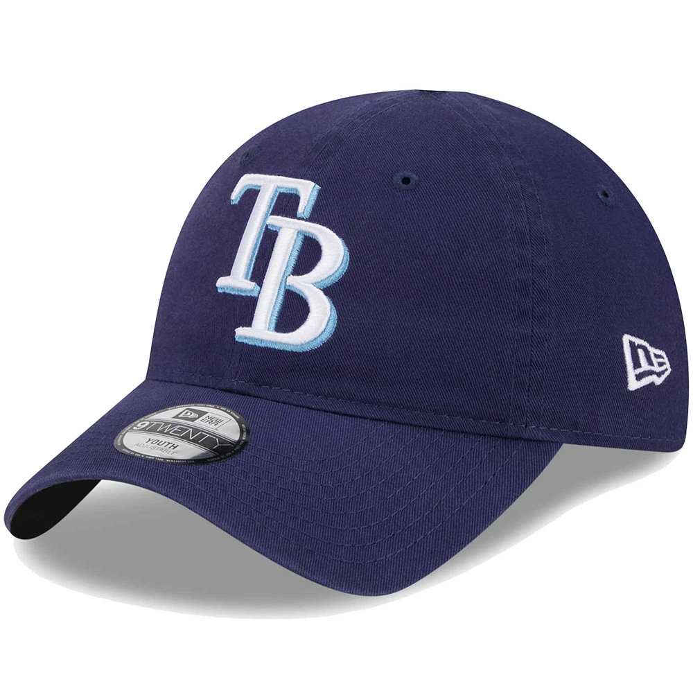 Toddler New Era Navy Tampa Bay Rays Team 9TWENTY Adjustable Hat