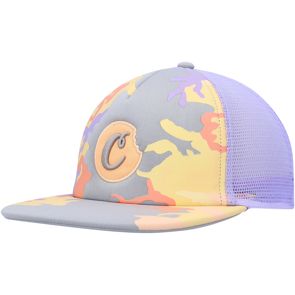 Men's Cookies Gray Fresh Air Trucker Snapback Hat