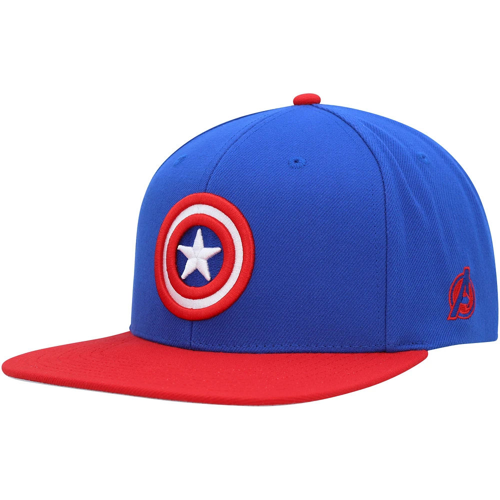 Men's Marvel Navy/Red Captain America Snapback Hat