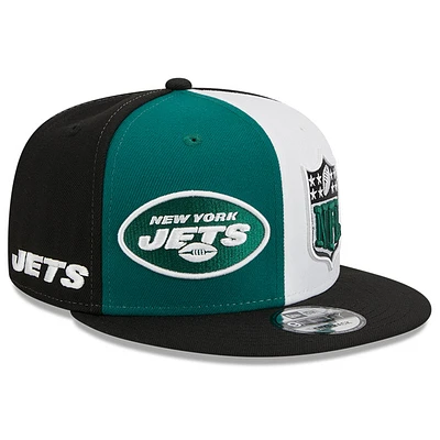 Men's New Era Green/Black New York Jets 2023 Sideline 9FIFTY Snapback Hat
