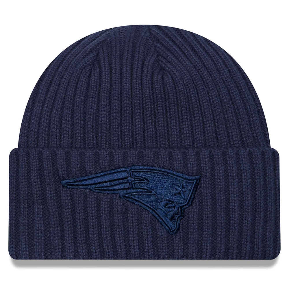 Youth New Era Navy New England Patriots Color Pack Cuffed Knit Hat