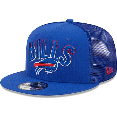 Men's New Era Royal Buffalo Bills Grade Trucker 9FIFTY Snapback Hat