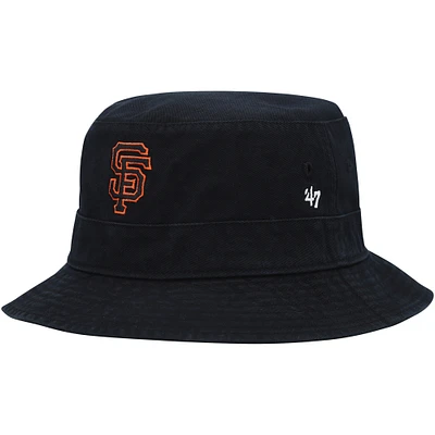 Men's '47 Black San Francisco Giants Primary Bucket Hat