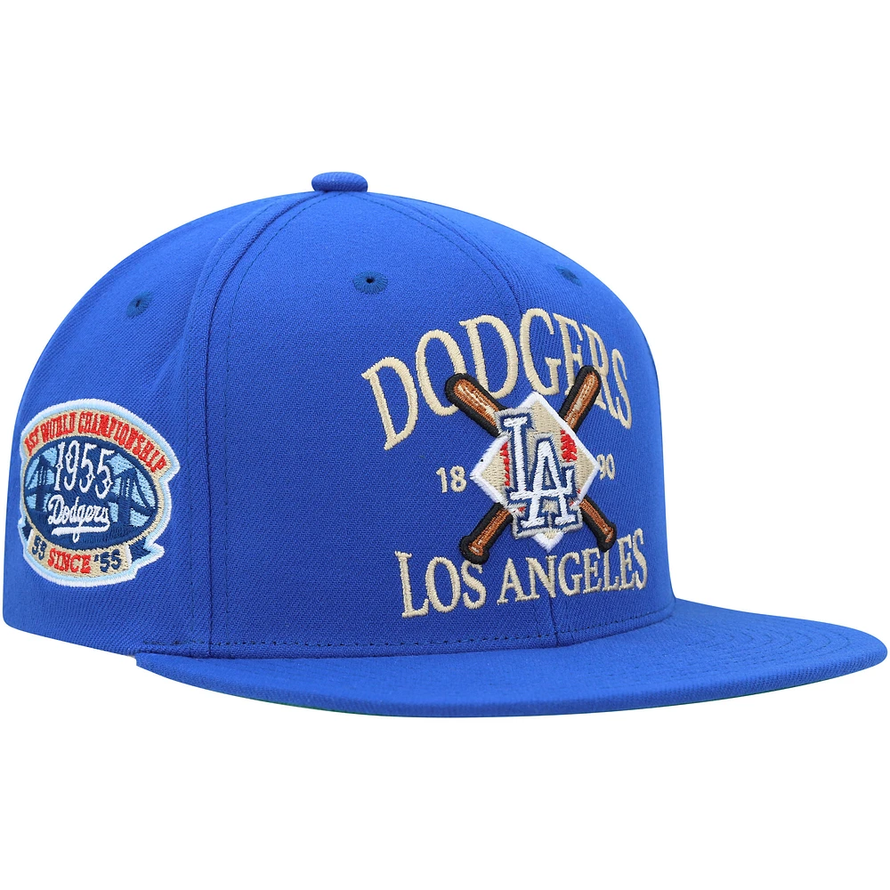 Men's Mitchell & Ness Royal Los Angeles Dodgers Grand Slam Snapback Hat
