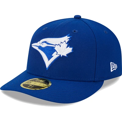 Men's New Era Royal Toronto Blue Jays White Logo Low Profile 59FIFTY Fitted Hat