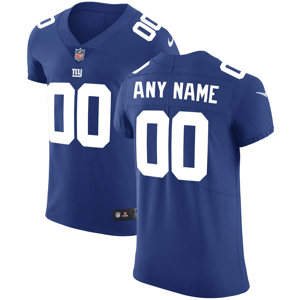 Men's Nike Royal New York Giants Vapor Untouchable Custom Elite Jersey