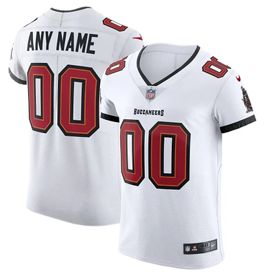 Men's Nike White Tampa Bay Buccaneers Vapor Elite Custom Jersey