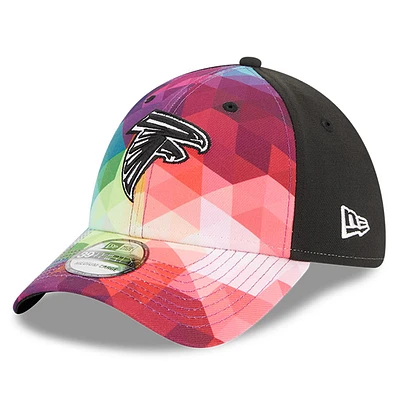 Men's New Era Pink Atlanta Falcons 2023 NFL Crucial Catch 39THIRTY Flex Hat