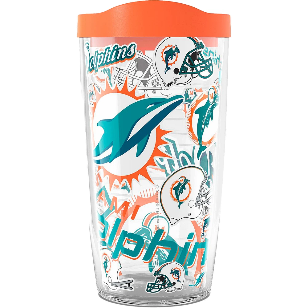 Tervis Miami Dolphins 16oz. Allover Classic Tumbler