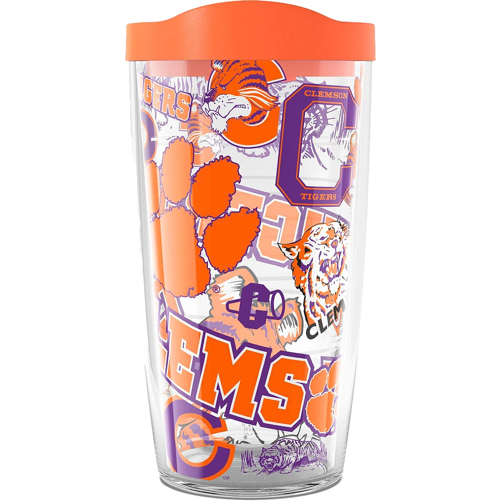 Tervis Clemson Tigers 16oz. Allover Classic Tumbler