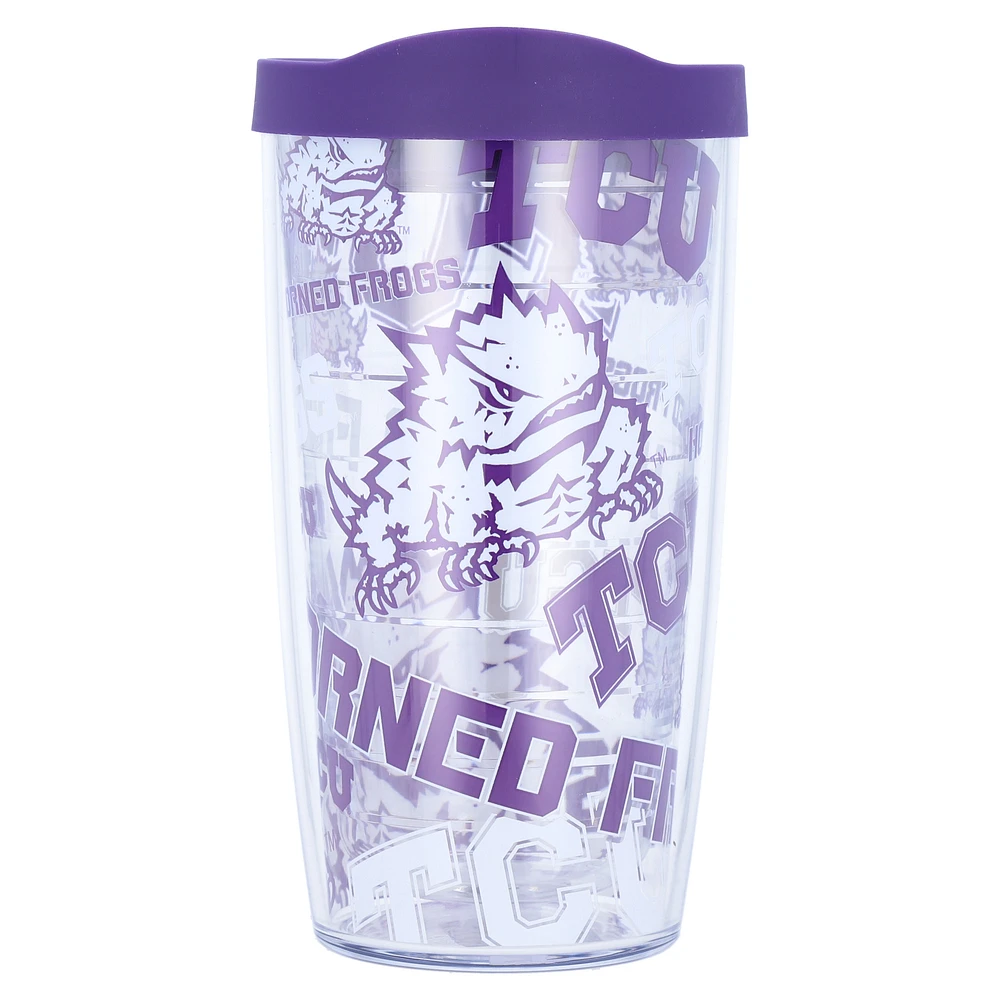 Tervis TCU Horned Frogs 16oz. Allover Classic Tumbler