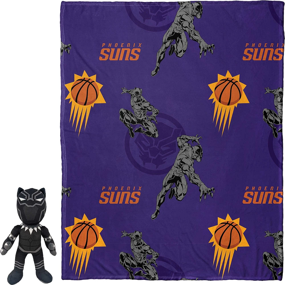 Northwest x Disney Phoenix Suns Black Panther Hugger Pillow & Throw Blanket Set