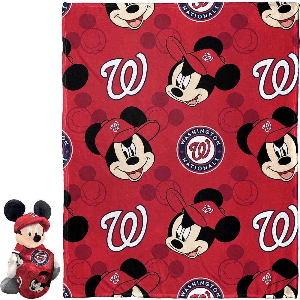 Northwest x Disney Washington Nationals Mickey Hugger Pillow & Silk Touch Throw Set