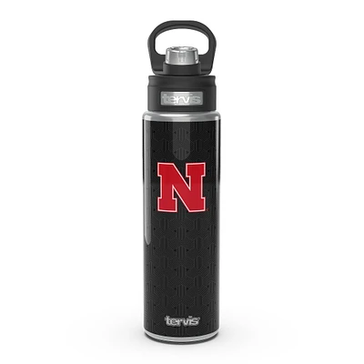 Tervis Nebraska Huskers 24oz. Weave Stainless Steel Wide Mouth Bottle