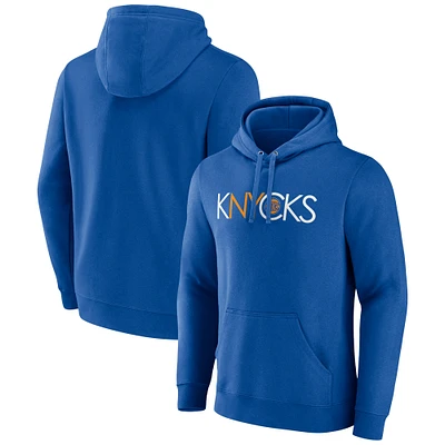 Men's Blue New York Knicks Team Pride Pullover Hoodie