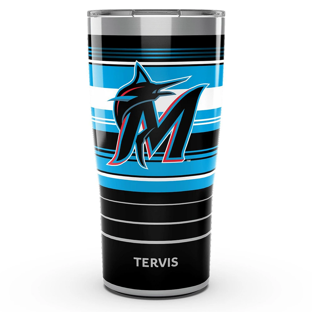 Tervis Miami Marlins 20oz. Hype Stripe Stainless Steel Tumbler