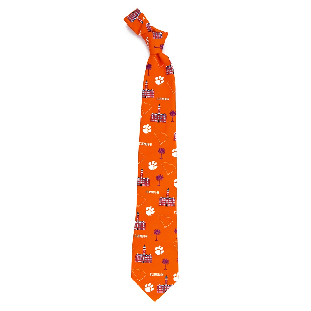 Clemson Tigers Hometown Silk Tie
