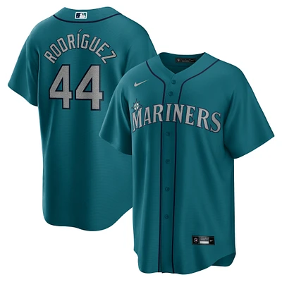 Men's Nike Julio Rodríguez Teal Seattle Mariners Official Replica Player Jersey