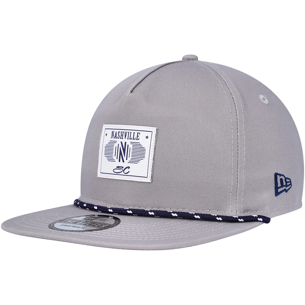 Men's New Era Gray Nashville SC Patch Golfer Adjustable Hat