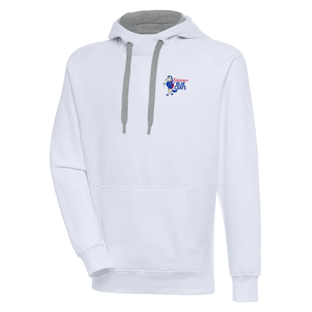 Men's Antigua Delaware Blue Coats Victory Pullover Hoodie