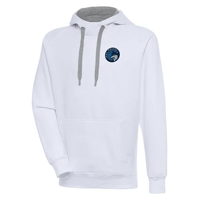 Men's Antigua  White Iowa Wolves Victory Pullover Hoodie