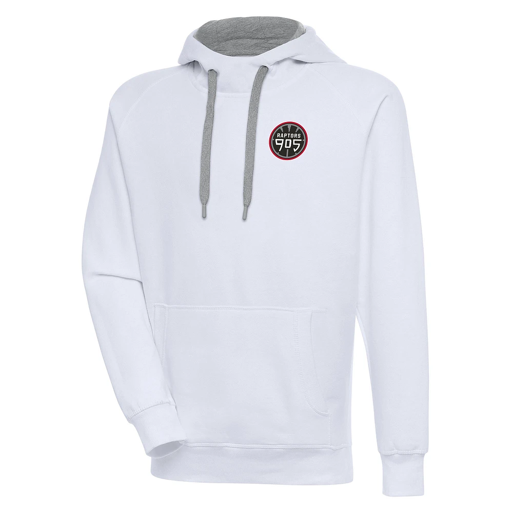 Men's Antigua Raptors 905 Victory Pullover Hoodie