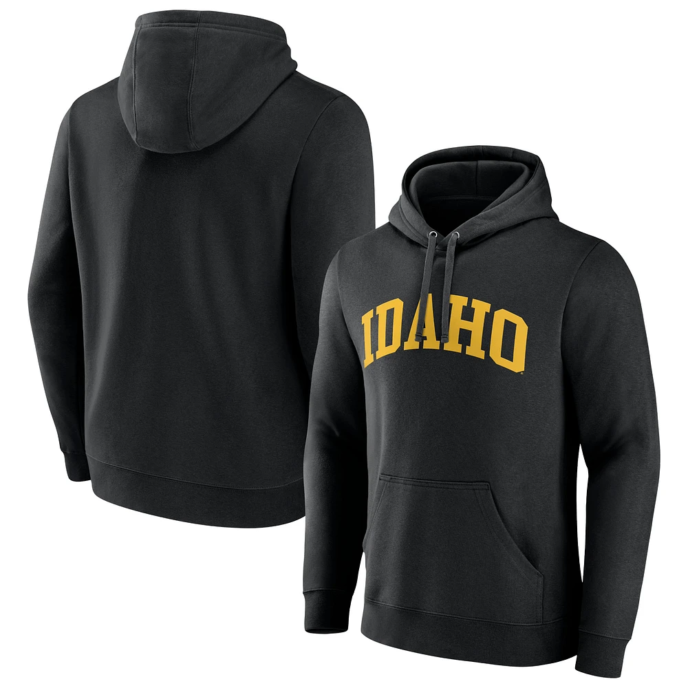 Men's Black Idaho Vandals Basic Arch Pullover Hoodie
