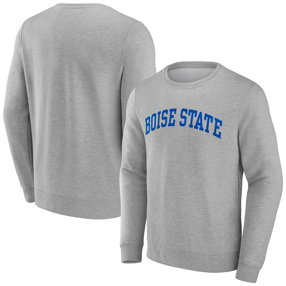 Men's Gray Boise State Broncos Basic Arch Sweatshirt