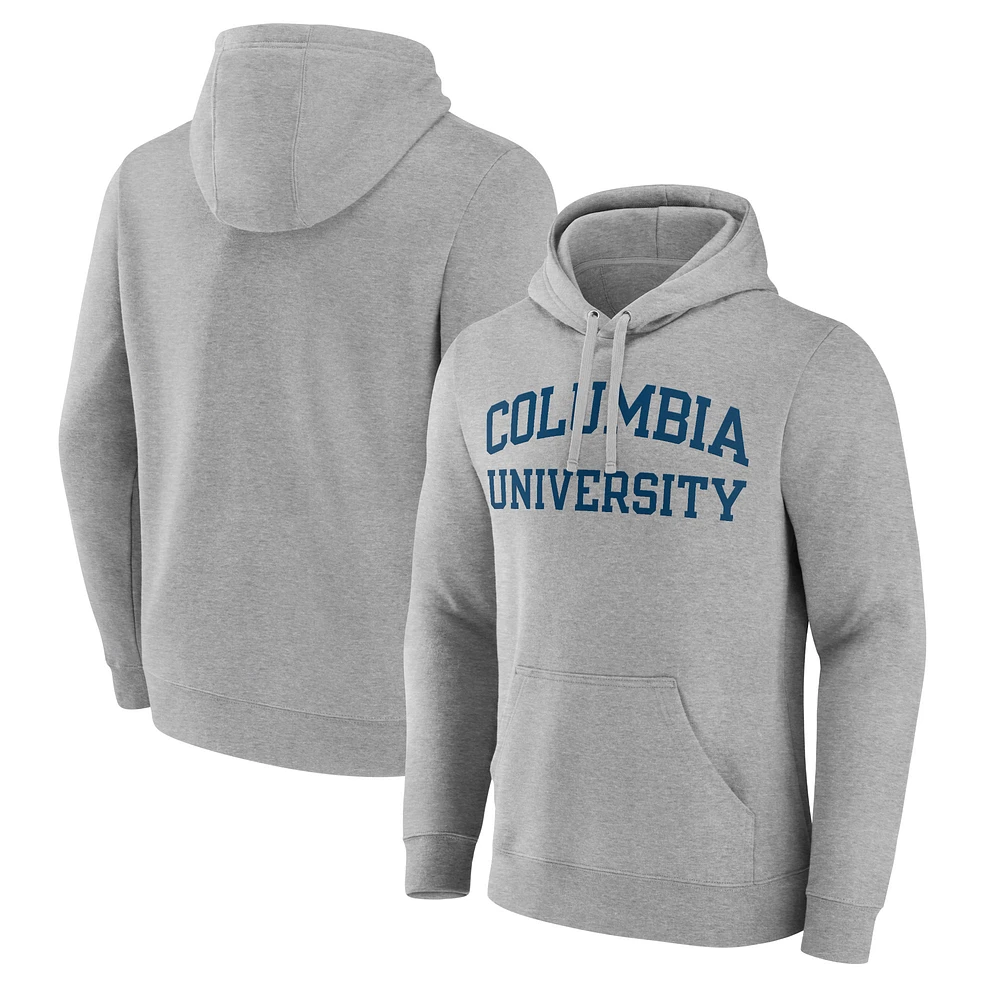 Men's Gray Columbia University Basic Arch Pullover Hoodie