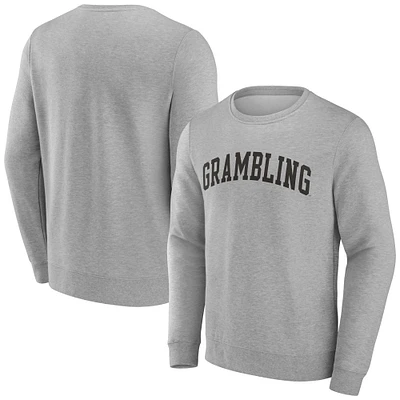 Men's Gray Grambling Tigers Basic Arch Sweatshirt