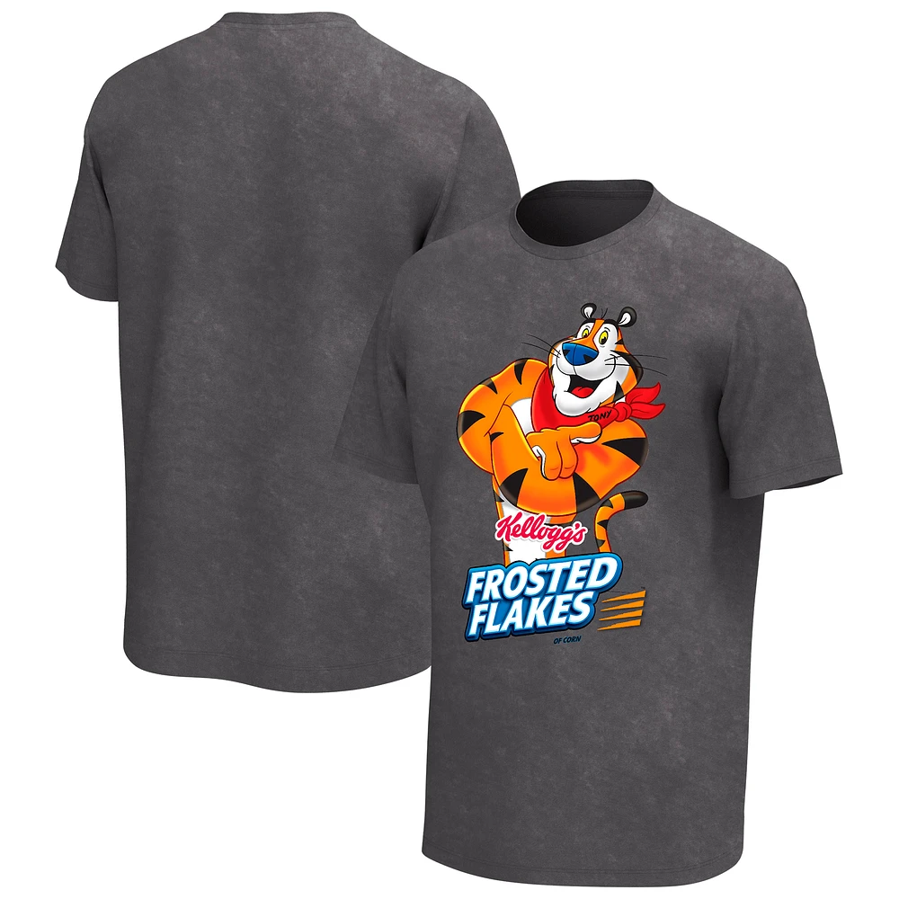 Men's Black Frosted Flakes Tony the Tiger Washed T-Shirt