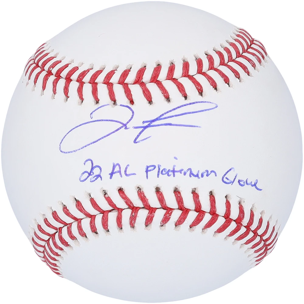Jose Trevino New York Yankees Autographed Baseball with "22 AL Platinum Glove" Inscription