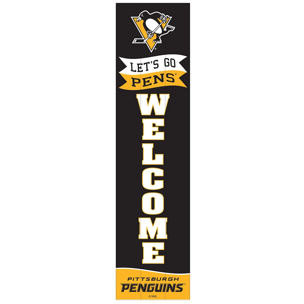 Pittsburgh Penguins 47" Leaner Fan Sign